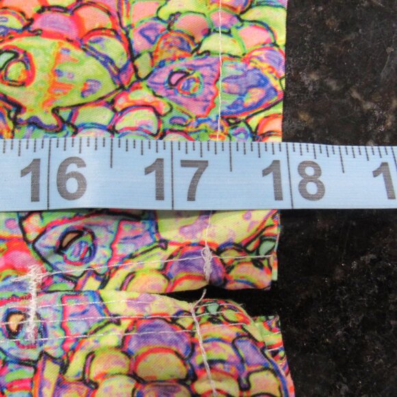 Michael's Men's Mesh Liner Swim Trunks Abstract Fish multicolored sz: 2xl - Picture 12 of 16